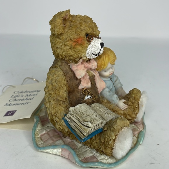 Vintage Christmas Around the World #230003 Pappa Bear Story Time Fuzzy Feet - Picture 10 of 15